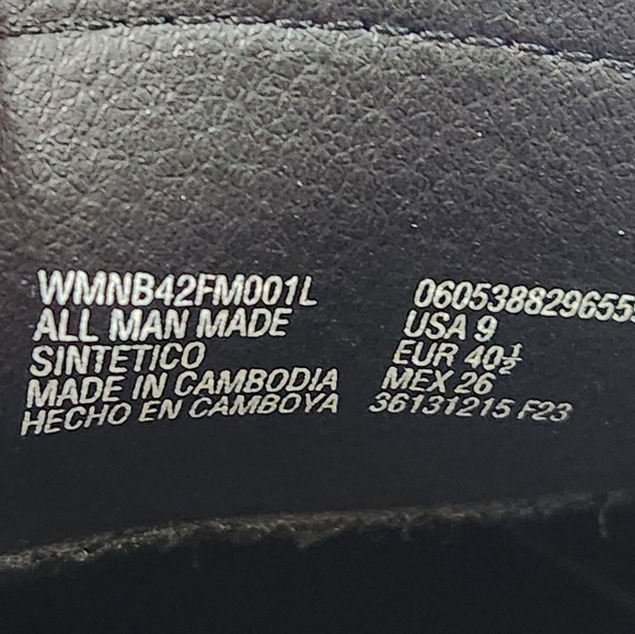 No Boundaries Chunky Heel Black Lug Slip On Loafers w/Chain Detail size 9 - Picture 8 of 11